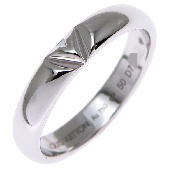 LOUIS VUITTON White Gold Ring #50 - Picture 1 of 8